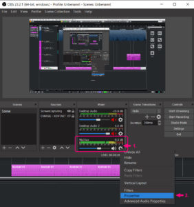 audio interface with loopback